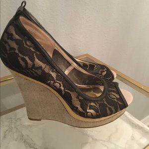 Jennifer Lopez Lace Wedges